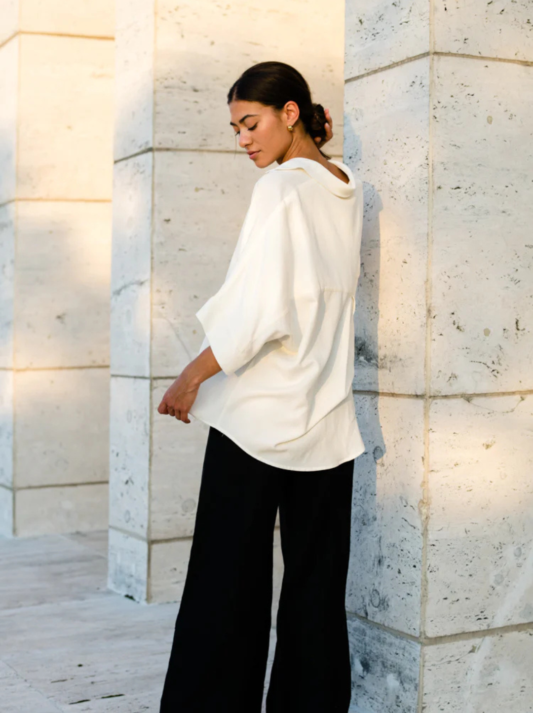 Dolman Button Down