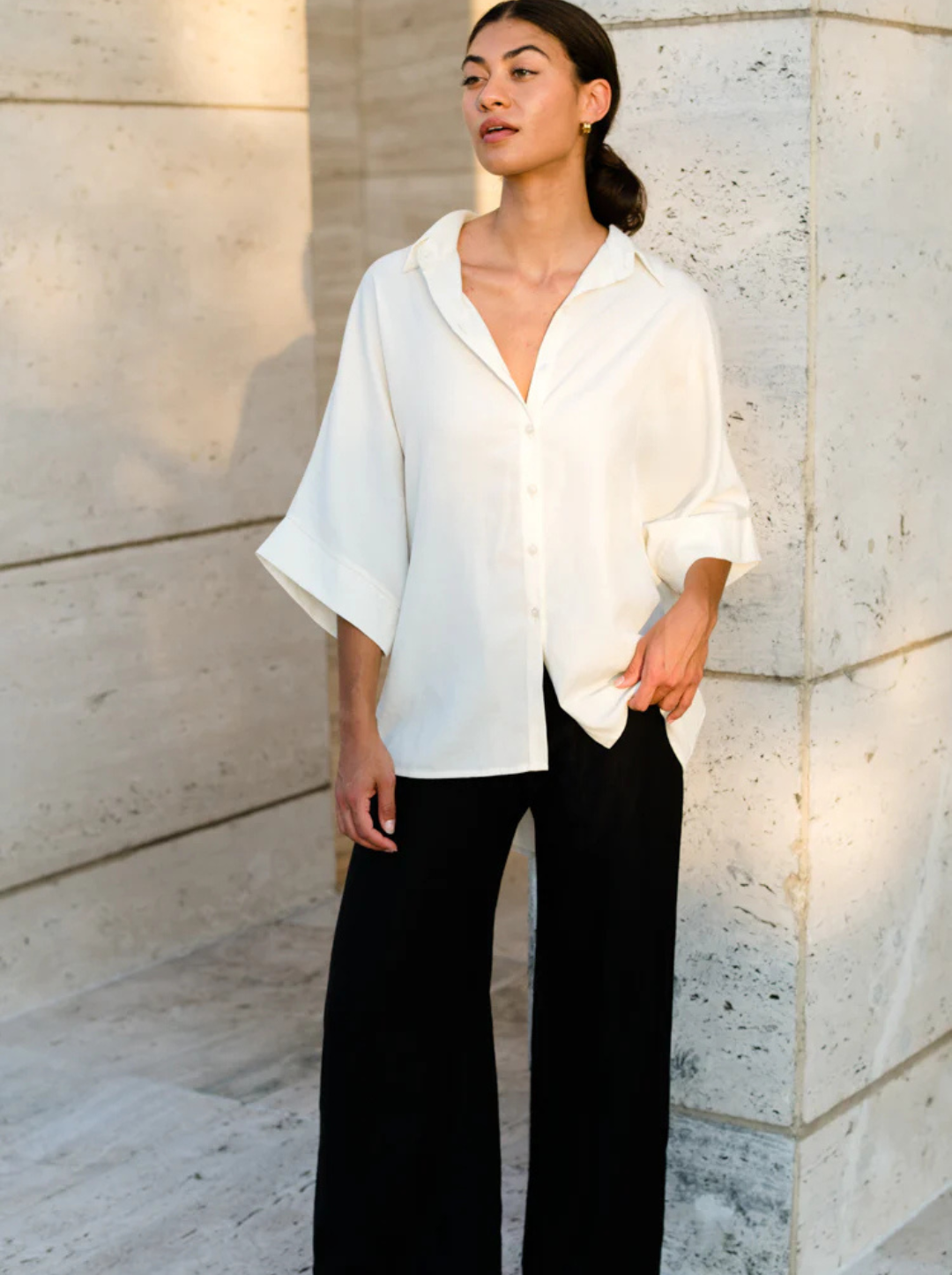 Dolman Button Down