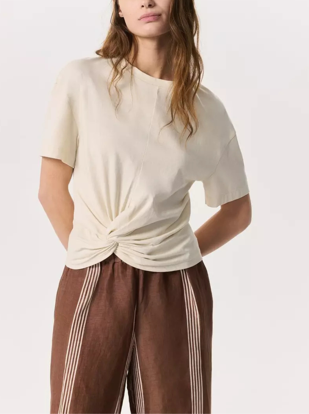 Mica Draped Tee