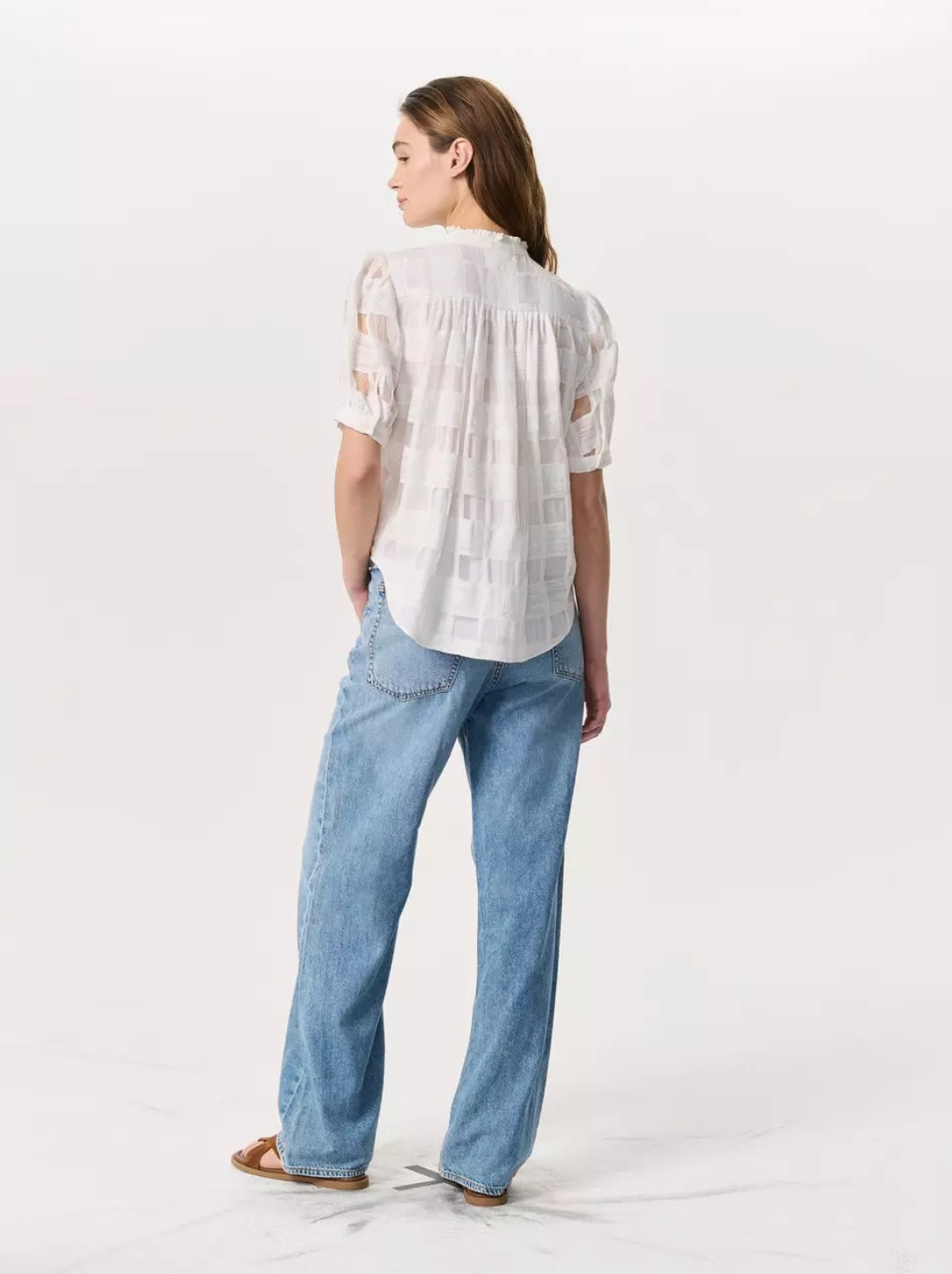 Jordan SS Plaid Top