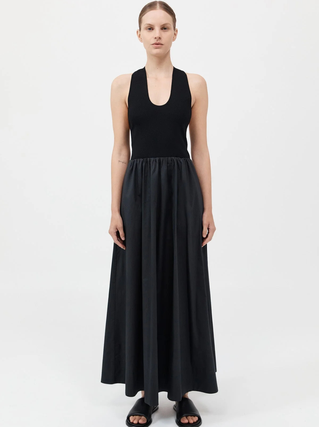 Plunge Neck Dress