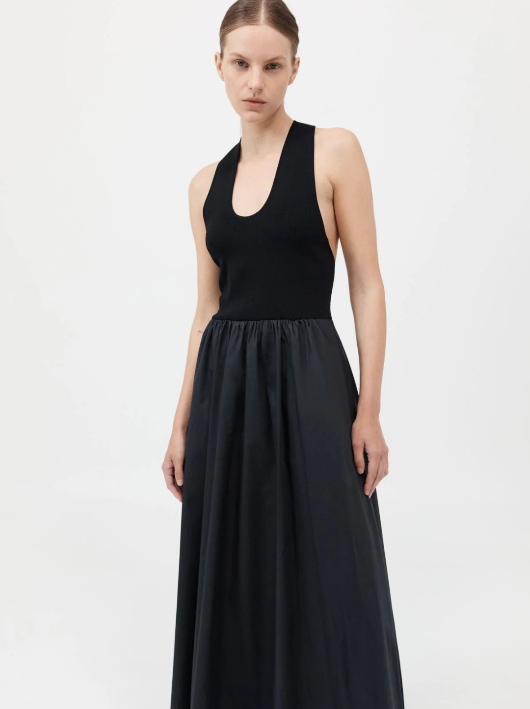 Plunge Neck Dress
