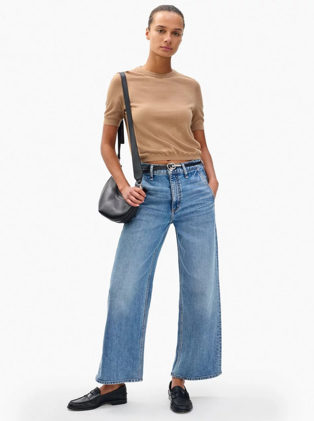 Andi High-Rise Ankle Wide Leg