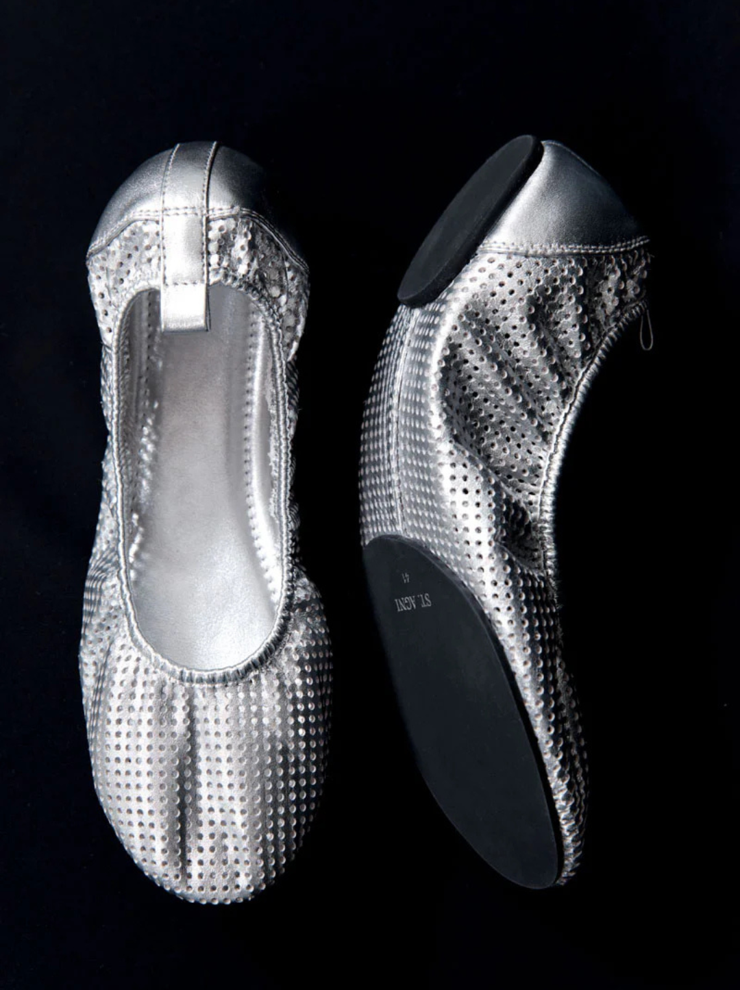 Minimal Perforated Ballet Flat