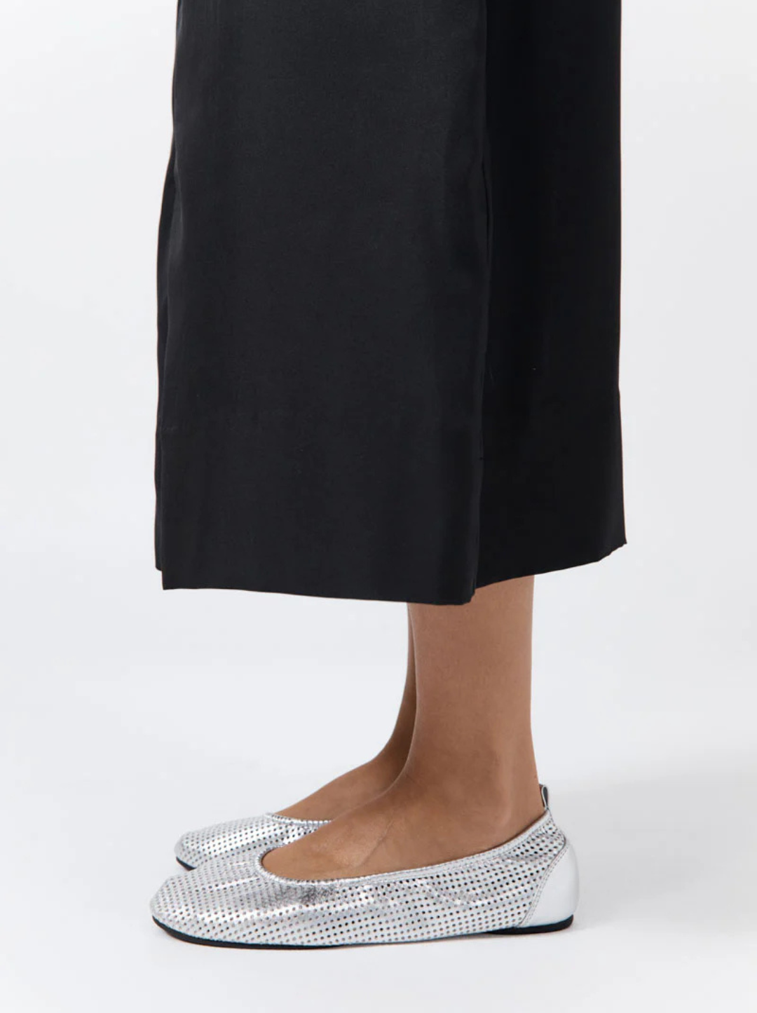 Minimal Perforated Ballet Flat