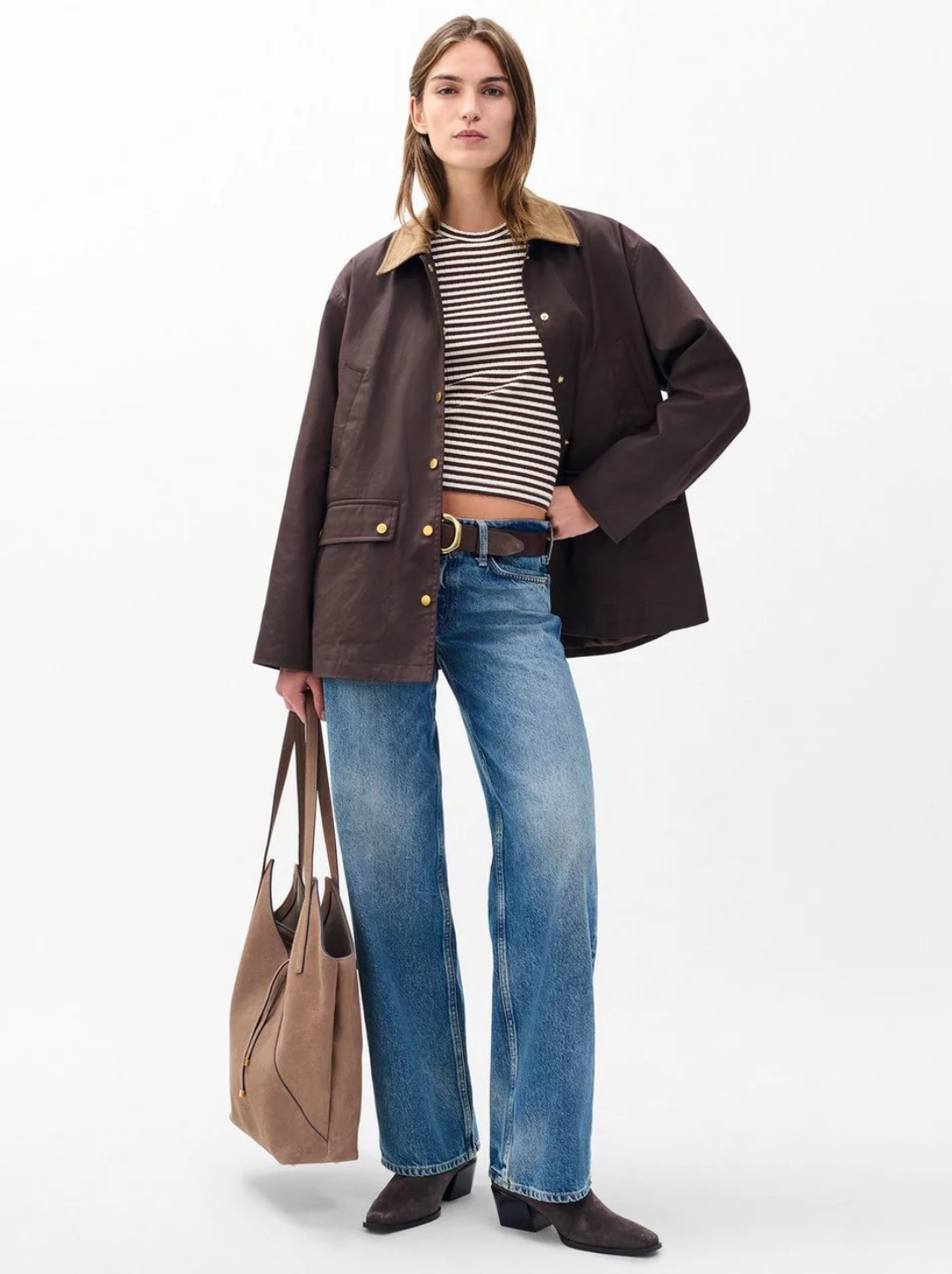 Luca Stripe Rib Baby Tee