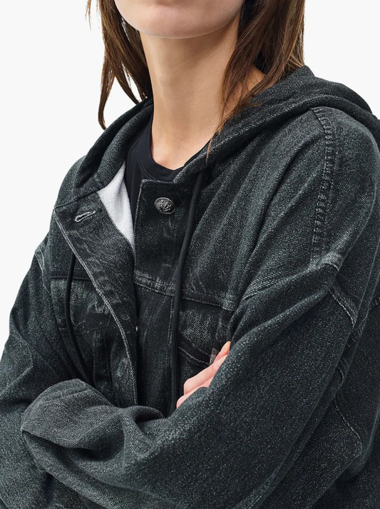 Miramar Terry Hood Trucker Jacket