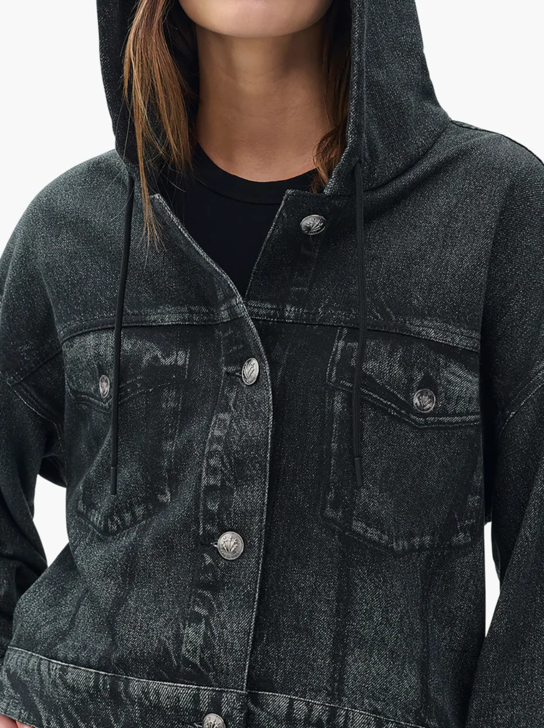 Miramar Terry Hood Trucker Jacket