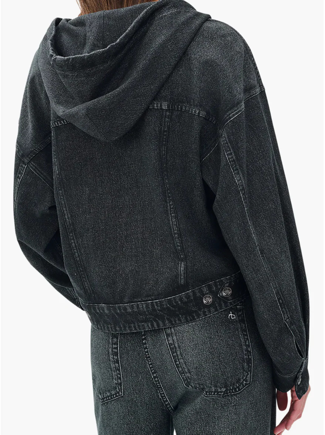 Miramar Terry Hood Trucker Jacket