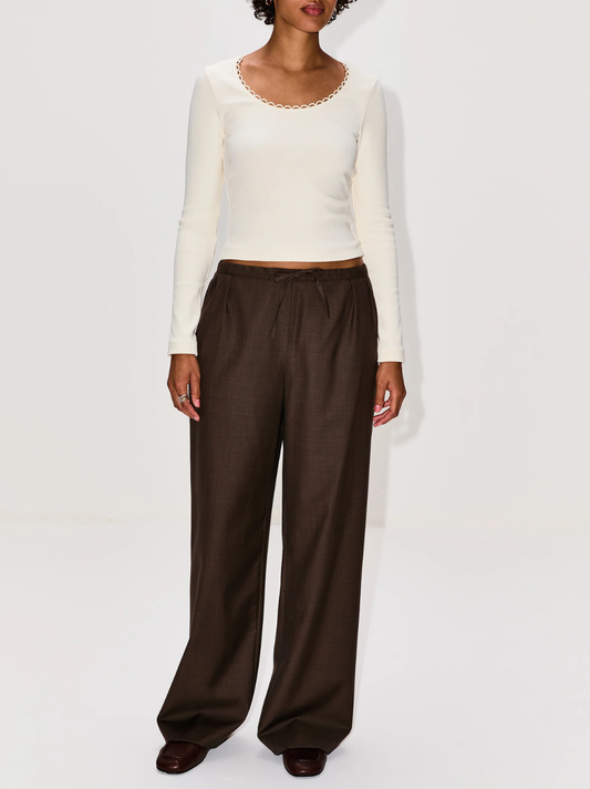 Scallop Scoop Long Sleeve