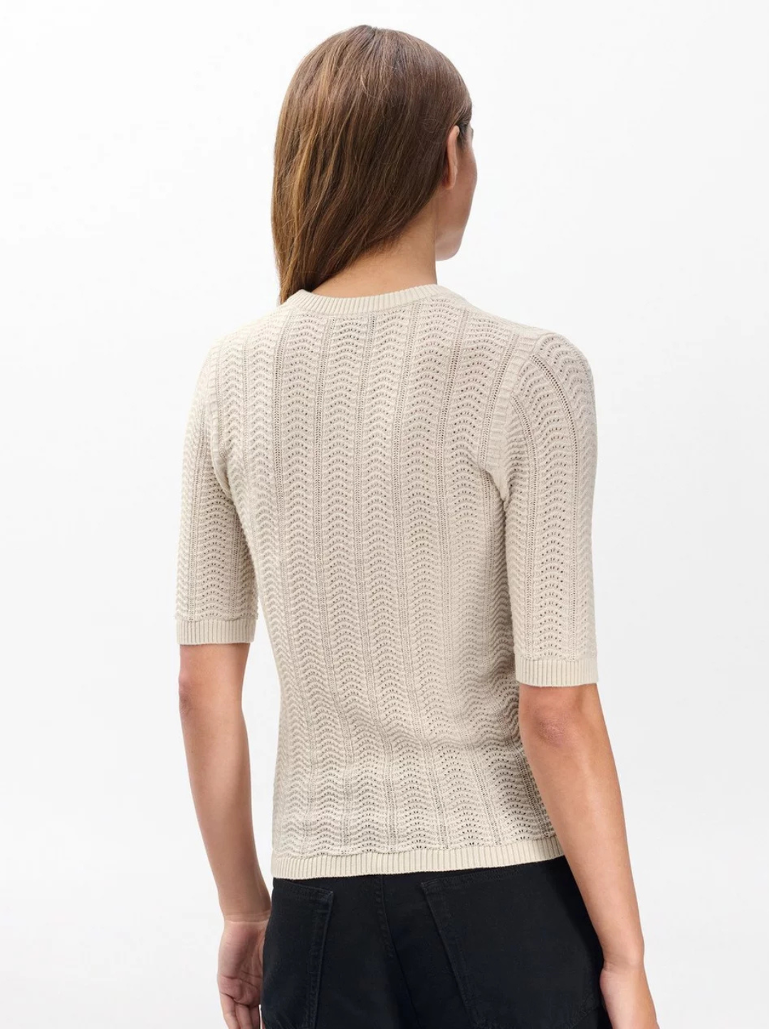 Francesca Merino Short Sleeve Sweater