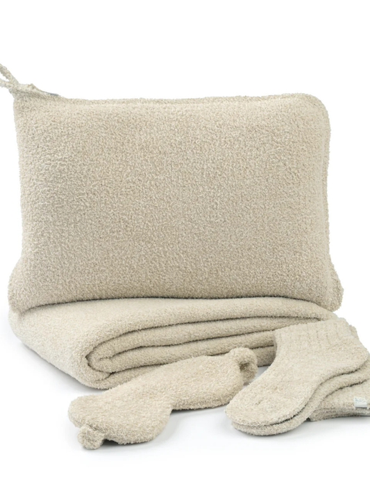 Kash-lounge Travel Blanket Set