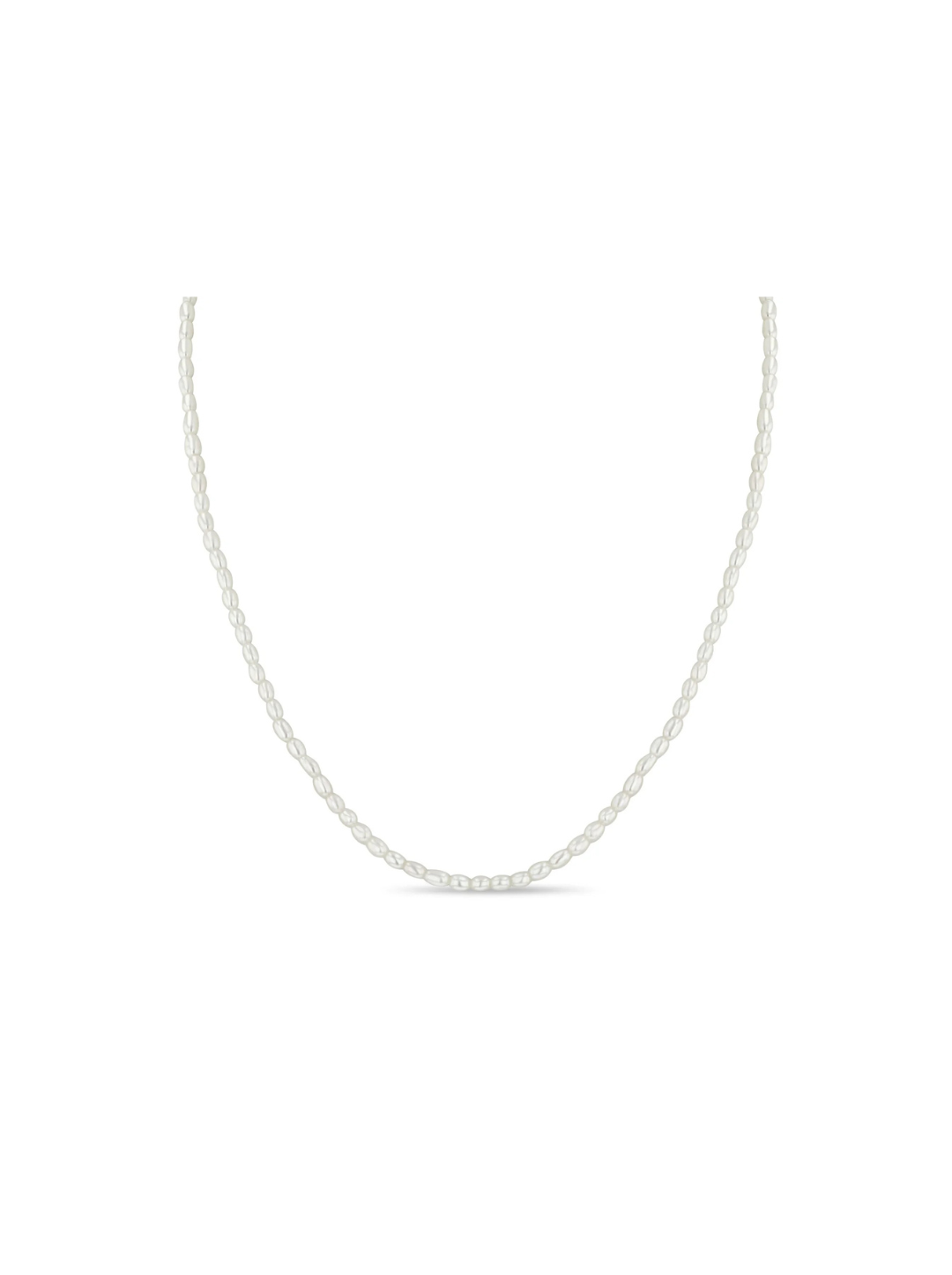 14k Rice Pearl Necklace