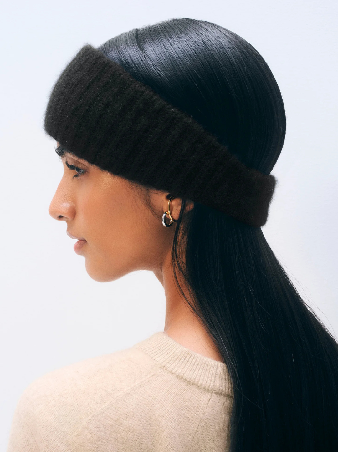 Cashmere Ribbed Headband