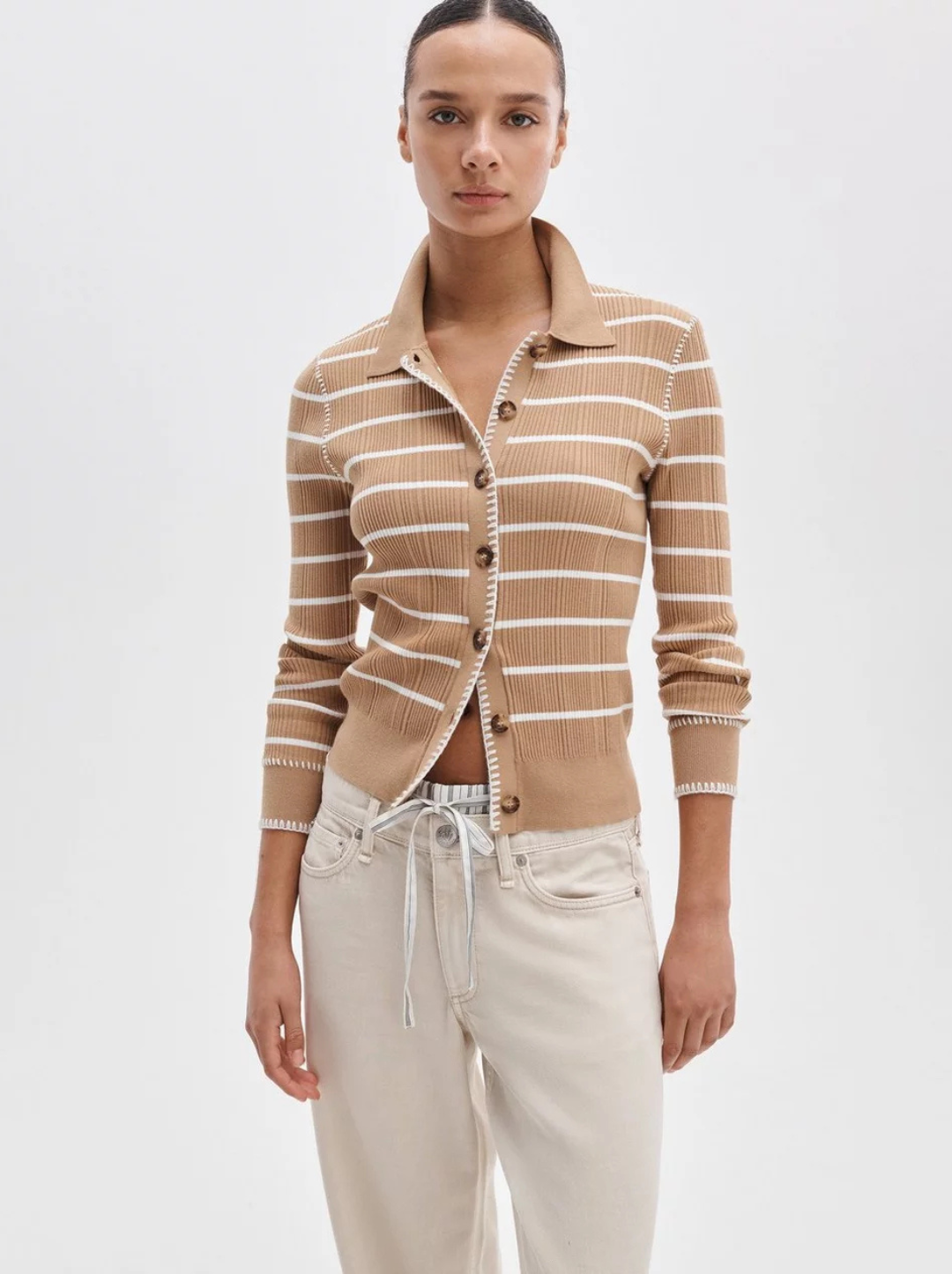 Harper Stripe Cardigan