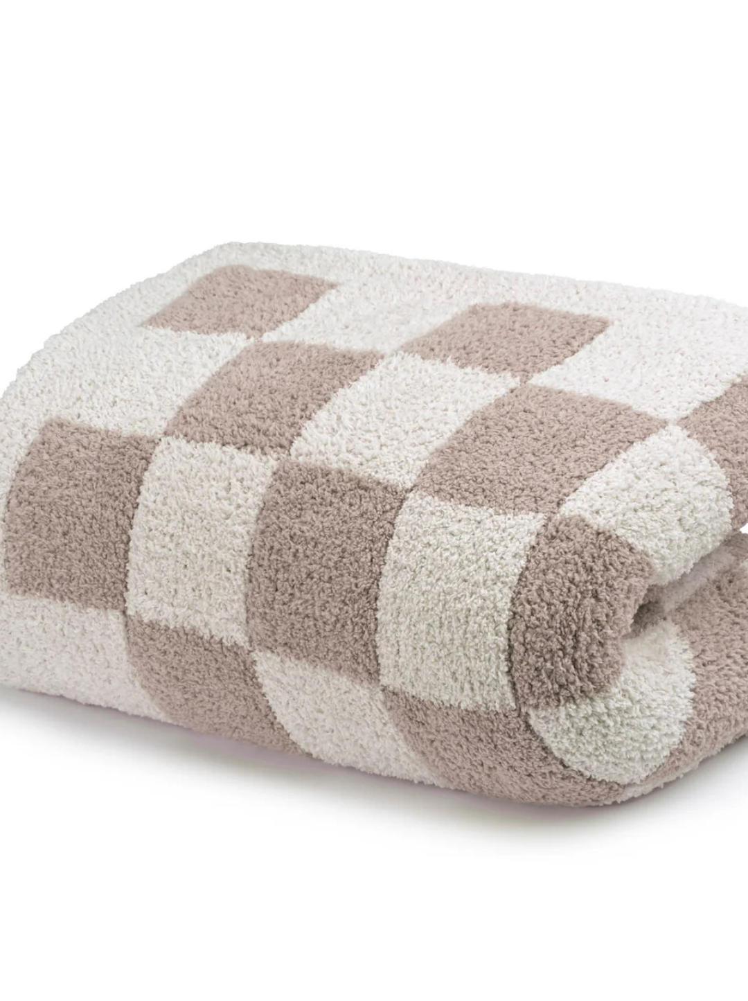 Chenilla Cloud Throw - Check