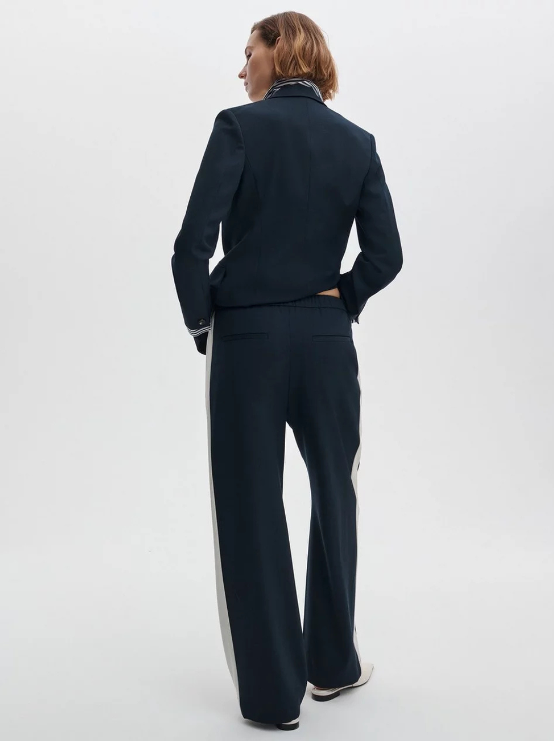 Sienna Wool Side Stripe Pant