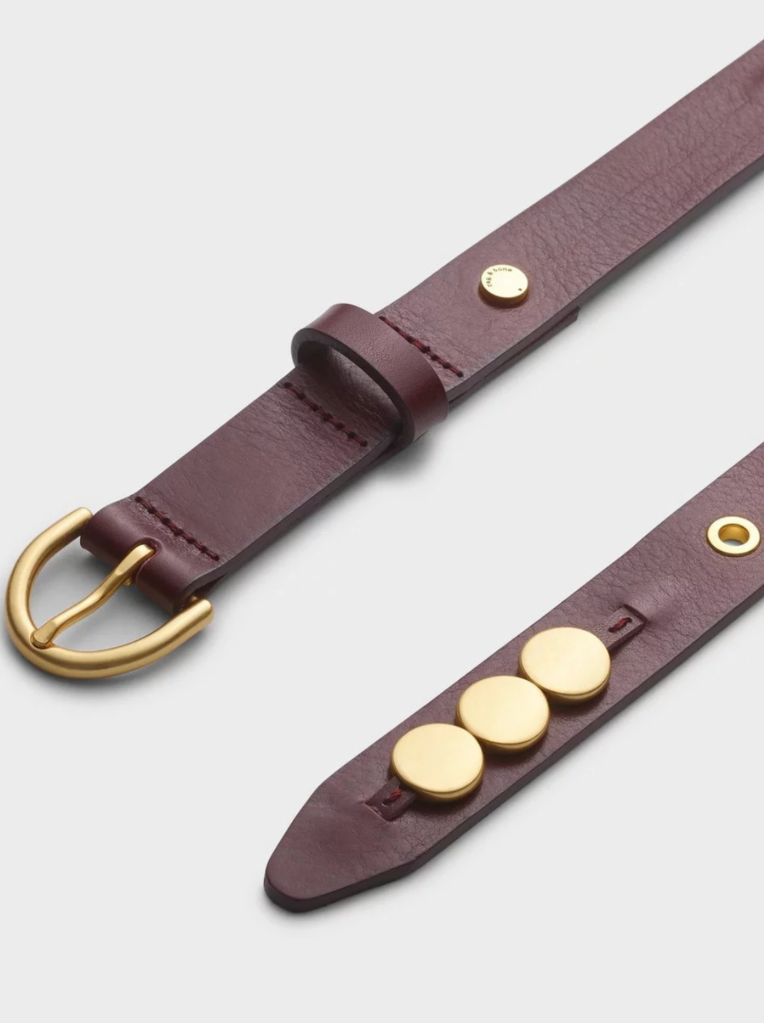 Luna Beaded Italian Leather Belt