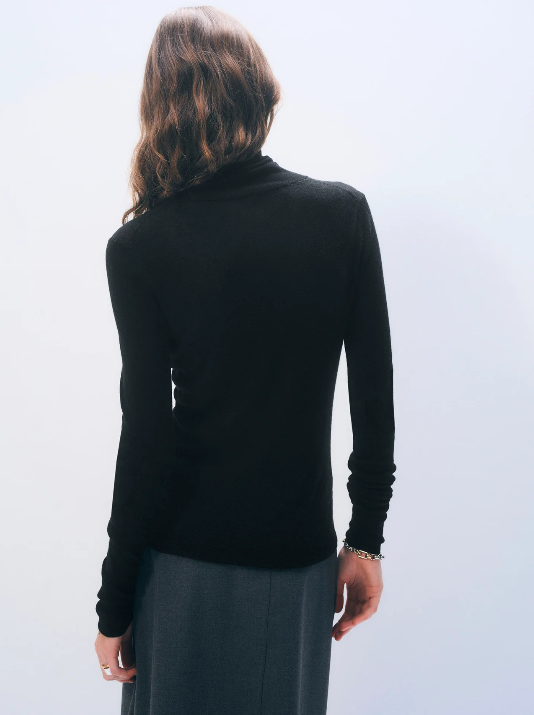 Superfine Merino Fitted Turtleneck