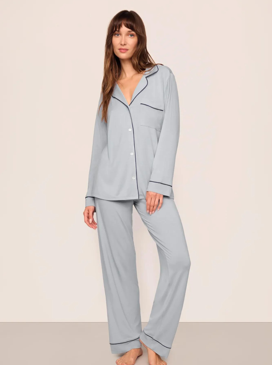 Gisele Printed Long PJ Set