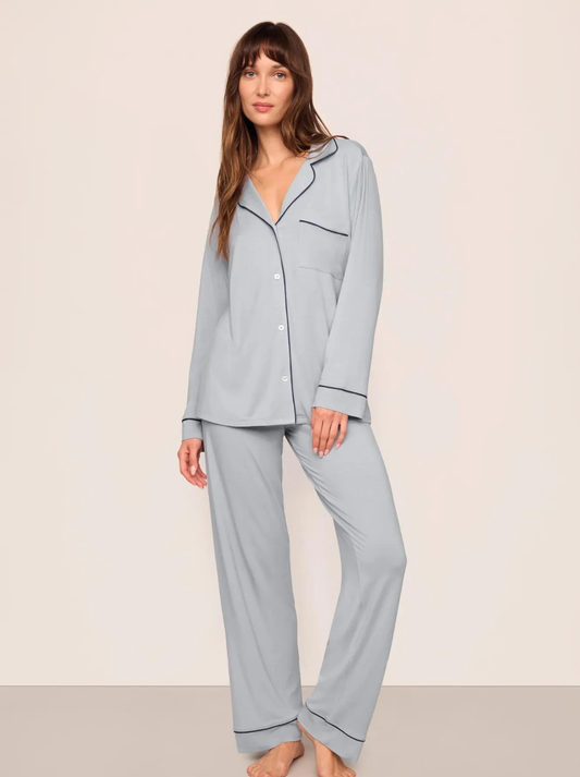 Gisele Printed Long PJ Set