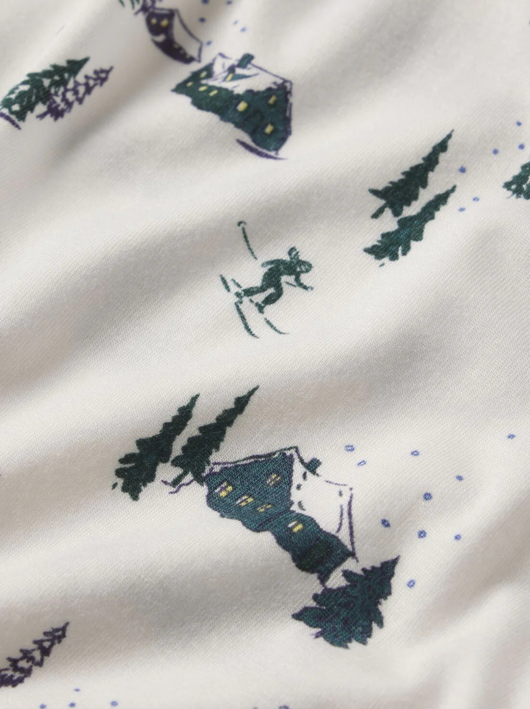 Gisele Printed Long PJ Set Ribbon