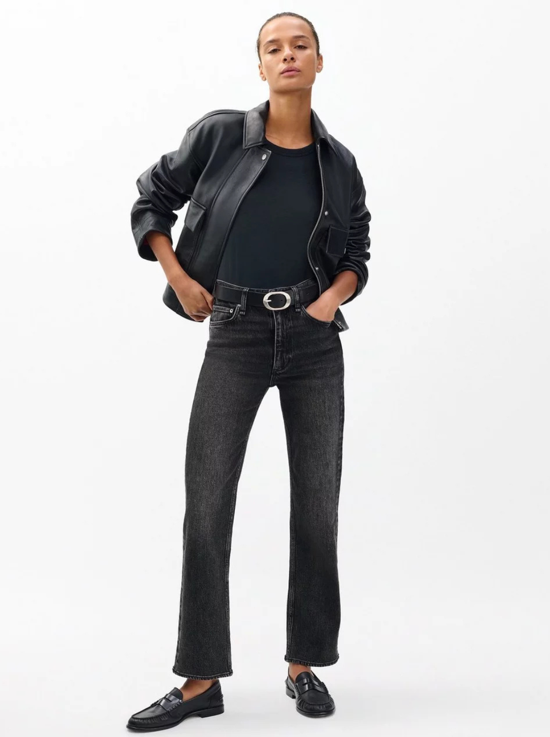 Harlow Mid-Rise Ankle Straight