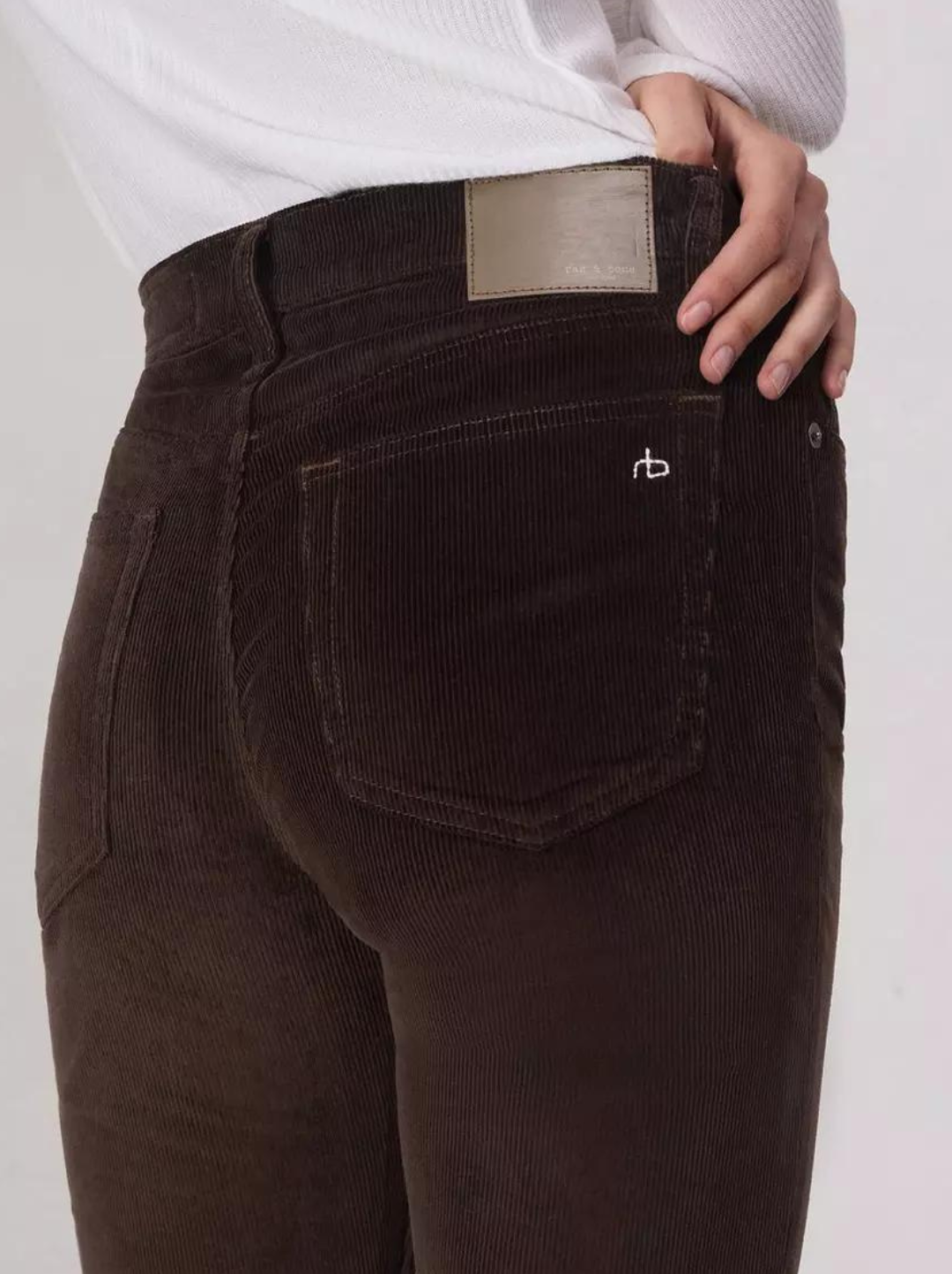 Peyton Mid-Rise Full Length Bootcut Cord